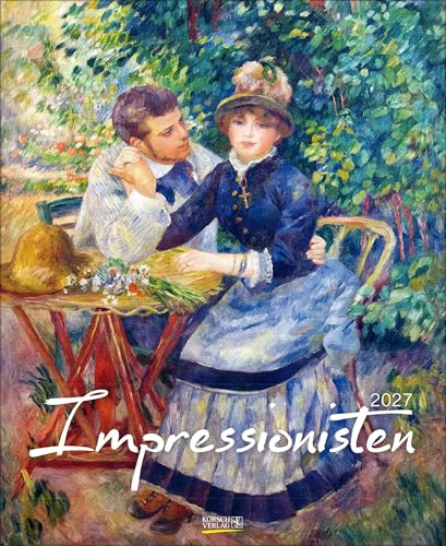 Impressionisten 2027: Kunstkalender mit Werken aus dem Impressionismus. Wandkalender mit Meisterwerken der Epoche. Format: 36 x 44 cm.