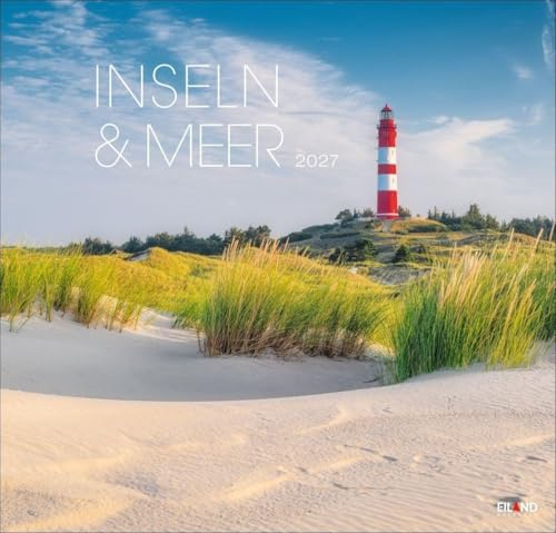 Inseln und Meer Edition Kalender 2027: Die nordfriesische Landschaft in einem hochwertigen Fotokalender. Kalender 2027 Landschaften voll Wasser und weißem Sand.