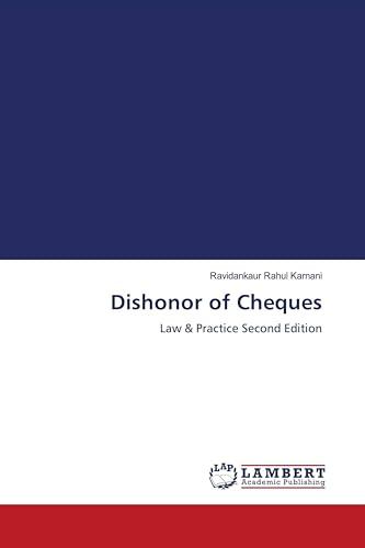 Dishonor of Cheques: Law & Practice Second Edition