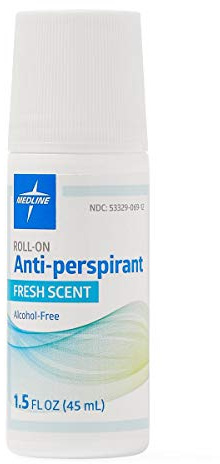 Medline MedSpa Roll-On Antiperspirant Deodorant, 1.5 oz, Long-Lasting Freshness, 1 Count