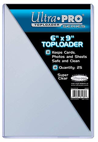 Ultra Pro 6 X 9 Toploader 25ct