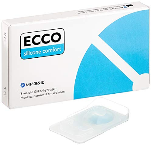 ECCO Silicone Comfort Monatslinsen weich, 6 Stück / BC 8.60 mm / DIA 14.20 mm / -5.5 Dioptrien