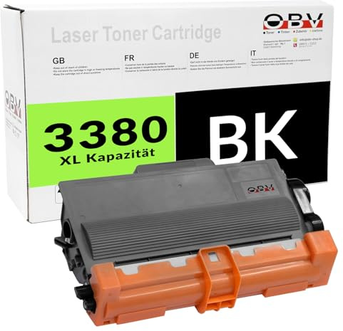 Kompatibler TN3380 Toner ersetzt Brother TN-3380 / 3380 für HL 5450 5470 6180 DCP 8110 8155 - 8000 Seiten