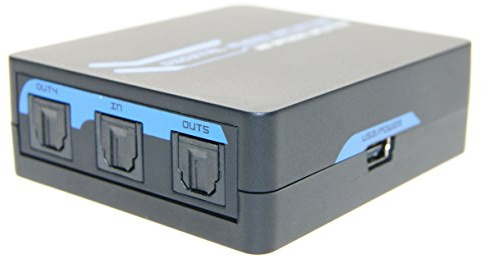 Ex-Pro AV-Pro 5 Way TosLink Digital Optical Audio Splitter