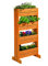 GASPO Vertikalbeet für Balkon und Garten | Hochbeet aus Holz | T 39,5 cm x H 133 cm x B: 65,5 cm, Honig-imprägniert | einfache Montage ohne Werkzeuge