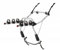 Thule 9103 ClipOn 3-bike hatchback rear carrier