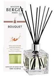 MAISON BERGER Room Fragrance, Glass Metal, Pétillance Exquise/Sparkling Like Sparkling, 9.5 cm