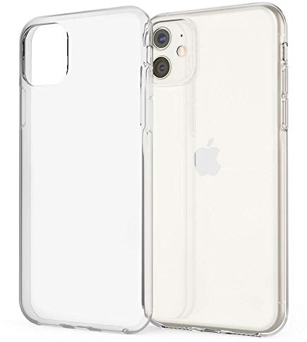 NALIA Carcasa Protectora Compatible con Apple iPhone 11 Funda, Delgado Cristal Claro Silicona Goma Gel Cubierta, Slim Crystal Clear Case Telefono Movil Proteccion Cover Estuche Suave - Transparente