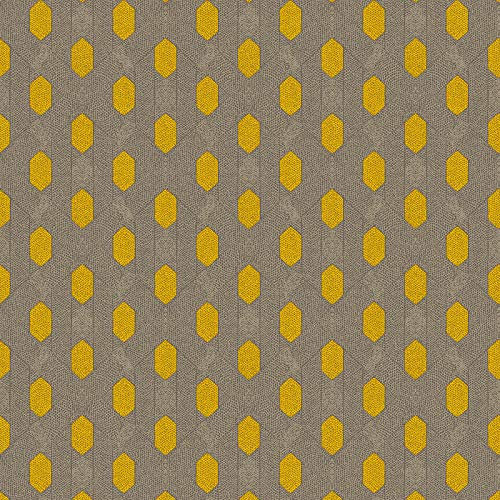 Papier peint vintage Papier peint bureau Papier peint intissé Beige / crème Jaune Gris 369732 | Papier peint livré à domicile