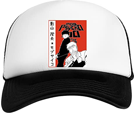 Mob Psycho Weiß Schwarz Unisex Kinder Baseball Cap Kids White Black