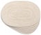 Noctiflorous Ovale geflochtene Platzsets, 30,5 x 45,7 cm, 6 Stück, für Esstische, natürlich gewebt, hitzebeständig, oval, Beige