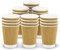 Aspect 100cups 8oz (240ml) Double Wall Insulated Paper Disposable Coffee and Tea Cups | Takeaway Coffee Cups Without Sip Lids for Hot & Cold Beverages | Paper Cups for Party, Café, Office