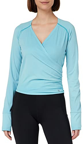 DEHA Damen Yoga Wrap T-Shirt