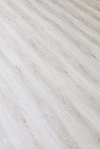 Vinyl SPC Bodenbelag 5 mm Eiche weiß DAVOS 2,196 QM