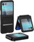 SEAHAI Coque pour Motorola Razr 40 Ultra, Finition Matte Très Mince Antichoc Résistant Aux Rayures Case, Toucher Soyeux TPU/PC Mode Housse Étui avec Bande Contractée - Noir