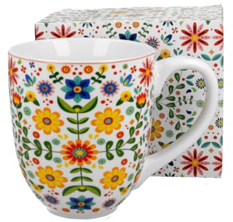 DUO KUBKI XXL Becher 1000 ml MERIDA WHITE New Bone China Porzellan