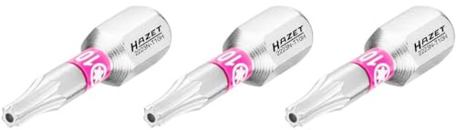 HAZET Bit - Sechskant 1/4 - Tamper Resistant TORX® - T10H -3-tlg.