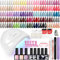 Phoenixy U V Nagellack Set mit Lampe 48W, 45+5 Stk. Gelnägel Starterset Gel Nagellack Starter Set Geschenk Für Frauen