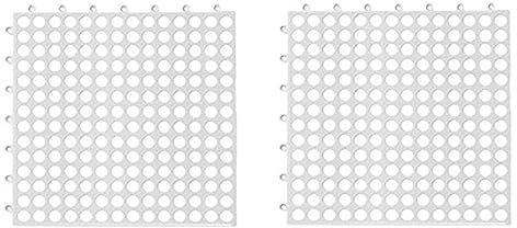 2pcs Diy Bathroom Drainage Mat,Pvc Shower Non-Slip Floor Mat,Interlocking Floor Tiles For Kitchen And Bathroom,Soft And Comfortable Cuttable Rug,Can Be Spliced,Massage Foot