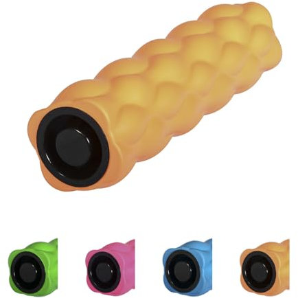 Enjoy Fit® Massageroller Yogarolle Faszienroller aus Schaumstoff,46cm lang,13 x 13 cm (orange)