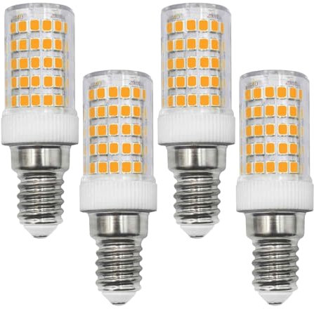 JINLONTA E14 LED Glühbirne Warmweiss Ersatz 80W Halogenlampen, E14 800LM 8W Glühbirne 230V Birne 4 Stück [MEHRWEG]