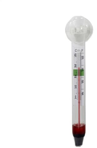 Schwimmende Wassertemperaturanzeige - Aquarium Thermometer | Lange Aquarientemperaturmesser | Vertikaler Temperaturmesser | Temperaturleser Mit Doppelskalen | Glasthermometer Für Aquarium Temperatur