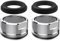 Tap Aerator, 2 Pieces 24MM Replacement Insert Tap Spout Aerator with Gasket(Color:Silver)
