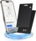 Dünne Geldbörsen Tracker Karte Tag: 2 Pack 1.6mm Wiederaufladbarer Air Smart Tracker - IP68 Wasserdicht Geldbörsenfinder Kompatibel mit Apple Find My (nur iOS) - Wallet Tracker Card für Koffer Pässe