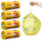 Pely Zugband Müllbeutel extra stark - Vorteilspack (4 x 10 Stück), gelb, für die Entsorgung von Restabfall (60 Liter) (60 Liter)