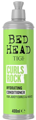 Bed Head TIGI Curls Rock Hydrating Conditioner, 400ml, For Juicy Curls and Waves