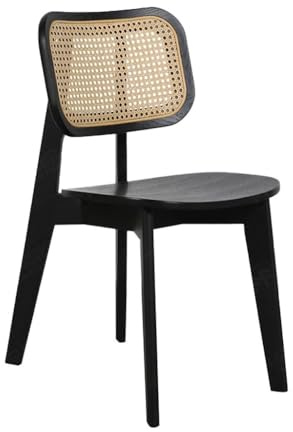 uotmui Bequemer Schreibtischstuhl Nordic Massivholz Esszimmerstuhl Hause Restaurant Moderne Dekoration Einfache Design Rückenlehne Stuhl Schreibtischstühle fürs Homeoffice