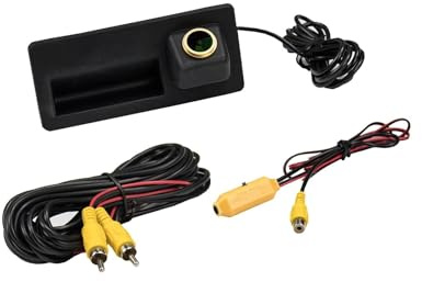 HD 720p Rückfahrkamera Kompatibel for Skoda Octavia MK3 A7 5E Superb MK3 Kompatibel for Touran Caddy Atlas 2016-2019 Heckklappengriff Rückfahrkamera