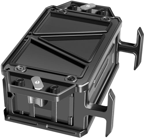 Battery Box Replace for YakAttack CellBlok (CLB-1002) for Fish Finders,Track Mounted Battery Box Fit for Most 7, 9, or 10 Ah 12v Batteries,for YakAttack Switchblade Transducer Arm