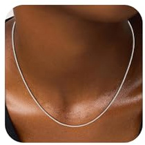 SLOONG 1MM Breit 925 Sterlingsilber Over Boxkette Damen