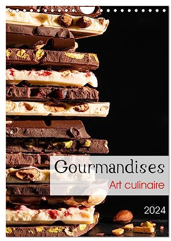 Gourmandises - Art culinaire (Calendrier mural 2024 DIN A4 horizontal), CALVENDO calendrier mensuel: Douceurs, desserts et chocolat