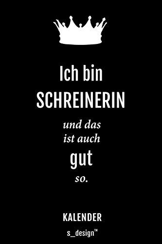Kalender für Schreiner / Schreinerin: Immerwährender Kalender / 365 Tage Tagebuch / Journal [3 Tage pro Seite] für Notizen, Planung / Planungen / Planer, Erinnerungen, Sprüche