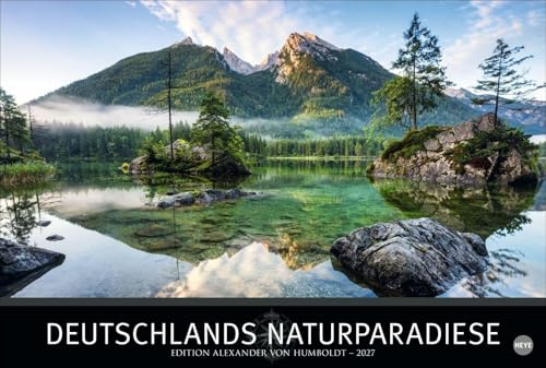 Deutschlands Naturparadiese Kalender 2027 - Edition Alexander von Humboldt Kalender 2027: Großer Foto-Wandkalender XL. Landschaften-Kalender 2027 mit atemberaubenden Fotos. 58 x 39 cm Querformat.