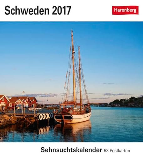Schweden - Kalender 2017: Sehnsuchtskalender, 53 Postkarten