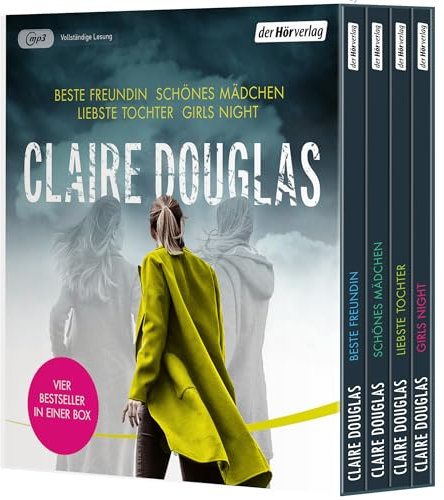 Beste Freundin - Schönes Mädchen - Liebste Tochter - Girls Night: Vier Bestseller von Claire Douglas in einer Box