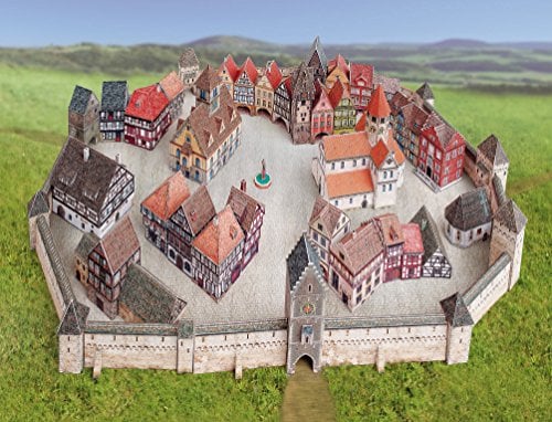 Aue-Verlag 33 x 27 x 10 cm Mittelalterliche Stadt Modellbausatz