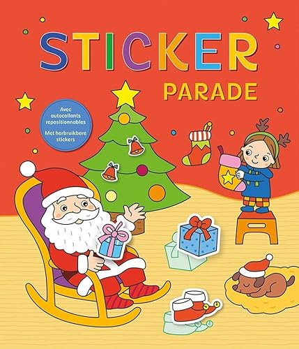 Kerstman Sticker Parade / Le père Noël Sticker Parade