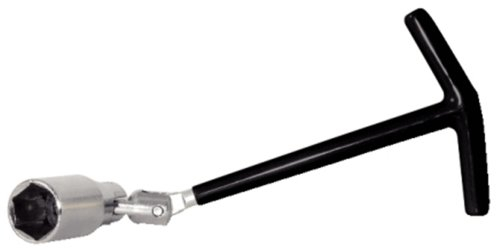 KS Tools 517.1175 T-Griff-Zündkerzenschlüssel mit Gelenk, 21mm
