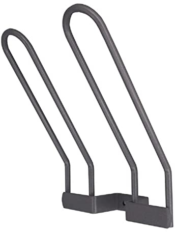 MRLION 3 Stk. Schuhablage für 1 Paar Schuhe, Breite 130 mm, Stahldraht silber RAL 9006 beschichtet