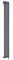 Milano Aruba 600W Anthracite Vertical Single Oval Panel Electric Radiator - 1780mm x 236mm