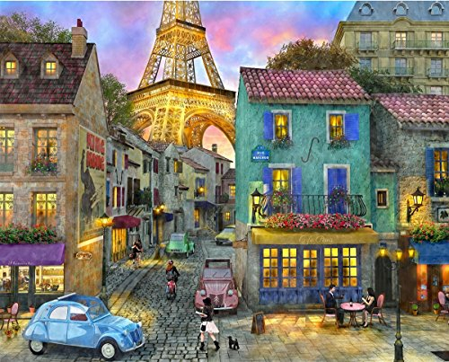 Springbok Puzzle to Remember - Alzheimer & Dementia Activity - 36 Piece Jigsaw Puzzle Eiffel Magic - Made in USA