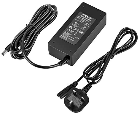 Neewer Photography AC 240V to DC 15V Power Adapter with Power Cable 5A Output Power Supply for Photo Studio Ring Light (Black)