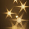 10 Lichteffekt-Folien | Zum Basteln & Dekorieren mit Lichterketten, LED-Lichtern | DIY Laternen & Windlichter | Basteln für Advent & Weihnachten (Stern, DIN A5)