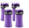 Surplex 400 Stück Wattestäbchen, Microbrush Microbürstchen Reinigungsstäbchen zur Minipinsel Wimpernverlängerung Zubehör, für Makeup(Lila)