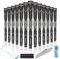 CHAMPKEY Traction-X Golf Grips Set of 13 - Choose Between 13 Grips with 15 Tapes and 13 Grips with All Repair Kits (Black&White(All Repair Kits Included), Midsize)