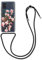 kwmobile Necklace Case kompatibel mit Samsung Galaxy A51 Hülle - Silikon Cover mit Handykette - Rosa Weiß Transparent Magnolien